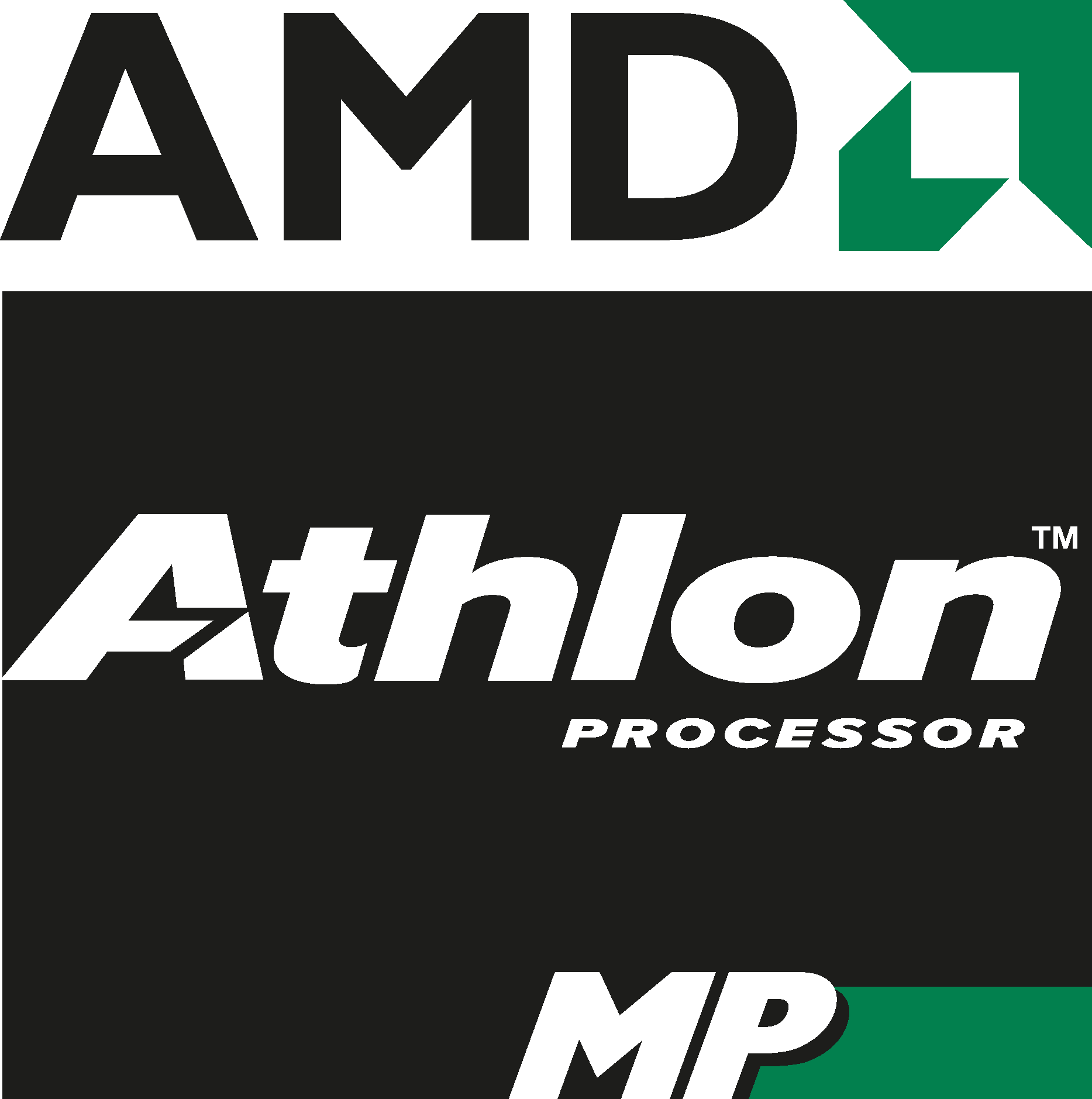 AMD Athlon MP Processor Logo Vector Logo